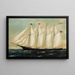 Un quatre-mâts King Philip - William Pierce Stubbs — framed artwork on a wall