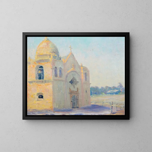 Mission de Carmel - William Posey Silva — framed artwork on a wall