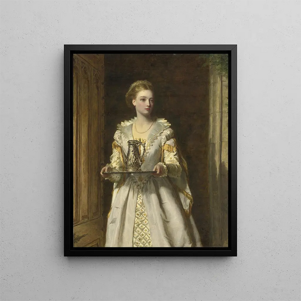Gabrielle d'Estrées - William Powell Frith — framed artwork on a wall