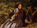 Garden Flowers Painting composing a bouquet - William Powell Frith — artwork view