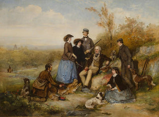 The Hunting Party - William Powell Frith — artwork view