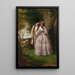 The two central figures of the Derby Day - William Powell Frith — framed artwork on a wall