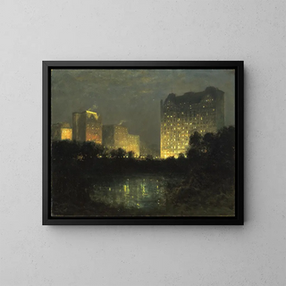 La Place - William R Derrick — framed artwork on a wall
