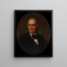 Portrait painting of Jacob Cox - William R. Freeman — framed artwork on a wall