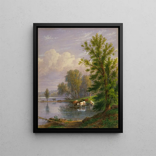 Untitled Painting - William Rickarby Miller — framed artwork on a wall