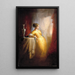 At the Window - William Rimmer — framed artwork on a wall
