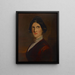 Jane Rimmer sister of the artist - William Rimmer — framed artwork on a wall