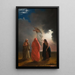 Scene from Macbeth - William Rimmer — framed artwork on a wall