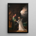 Scene of The Storm - William Rimmer — framed artwork on a wall