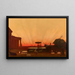 Sunset Painting - William Rimmer — framed artwork on a wall