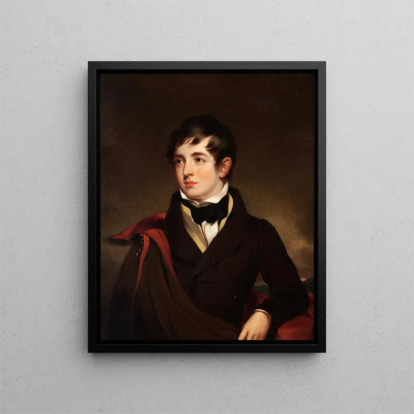 L'honorable Frederick Weddell Robinson, son of the third Lord Grantham - William Robinson — framed artwork on a wall