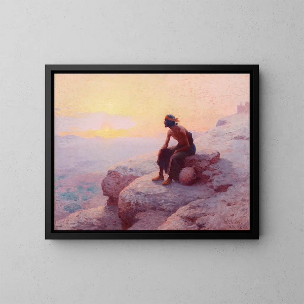 The Water Carrier - William Robinson Leigh — framed artwork on a wall
