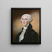 George Washington - William Russell Birch — framed artwork on a wall