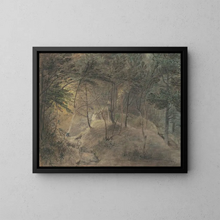 View from the source pavilion at Echo - William Russell Birch — framed artwork on a wall