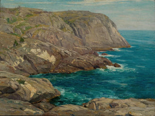 Les falaises de Monhegan - William S. Robinson — artwork view