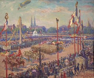 the Victory Parade, Place de la Concorde, November 11, 1919, 8th arrondissement - William Samuel Horton — artwork view