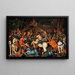 Fantasy of the Battle by Paolo Uccello, preliminary study - William Scharff — framed artwork on a wall