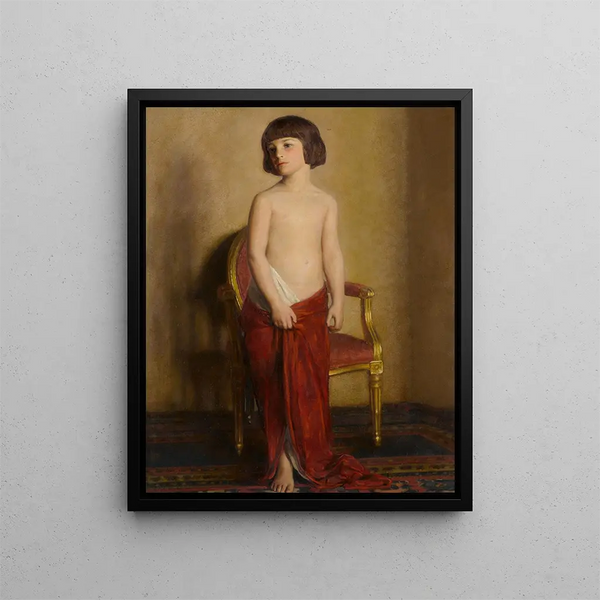 A statuette - William Sergeant Kendall — framed artwork on a wall