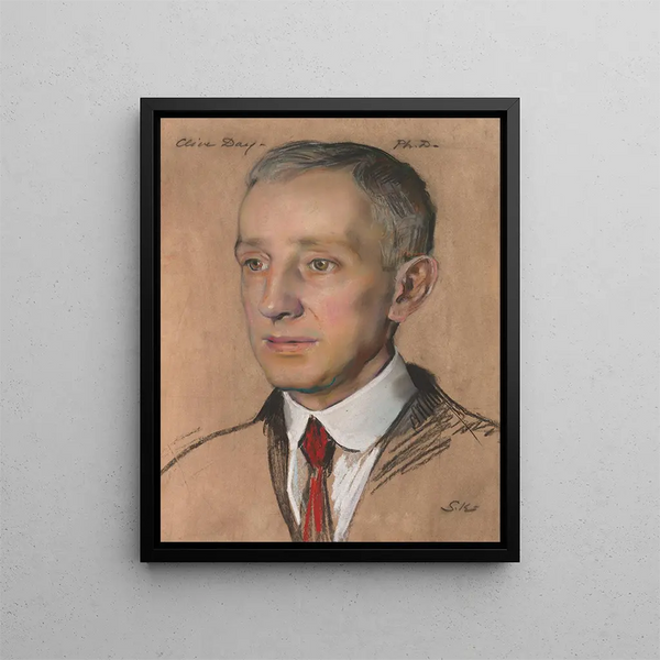 Clive Day B. A. 1892 Professor of Political Economy 1907 - William Sergeant Kendall — framed artwork on a wall