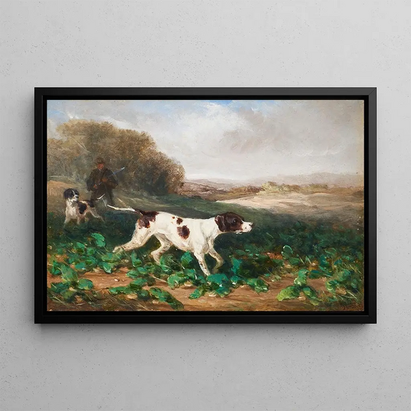 En montant - William Shayer — framed artwork on a wall