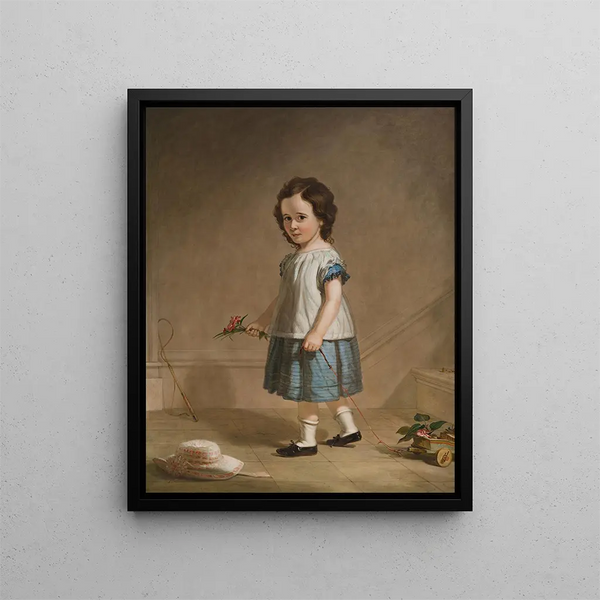 Portrait of William Wickham Mills Smith - William Sidney Mount — framed artwork on a wall