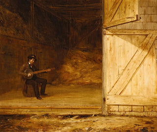 The Banjo Player - William Sidney Mount — artwork view