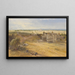 Le Dilkoosha, Lucknow au loin - William Simpson — framed artwork on a wall