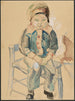 Boy on a chair - William Sommer — artwork view