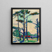 Fauve Landscape Painting - William Sommer — framed artwork on a wall