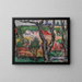 Landscape of the Brandywine Valley - William Sommer — framed artwork on a wall