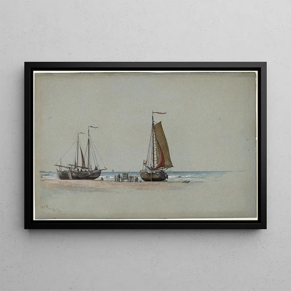 Blankenberge No3 - William Stanley Haseltine — framed artwork on a wall