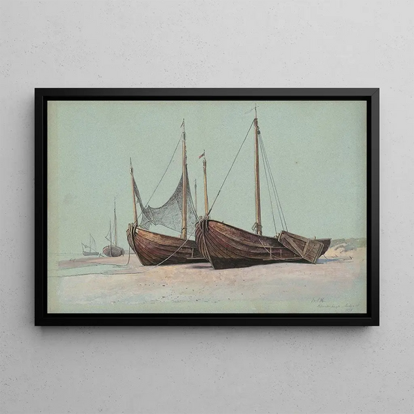 Blankenberge - William Stanley Haseltine — framed artwork on a wall