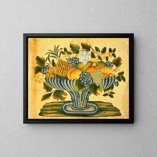 Fruit Bowl Painting - William Stearns — framed artwork on a wall
