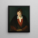 Portrait of a lady - William Strang — framed artwork on a wall