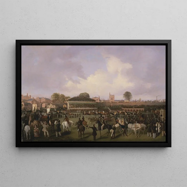 Le Cardinal Puff de Lord Westminster avec Sam Darling gagnant le Tradesman's Plate à Chester - William Tasker — framed artwork on a wall