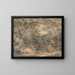 Nymph bathing in a wooded clearing - William Taverner — framed artwork on a wall