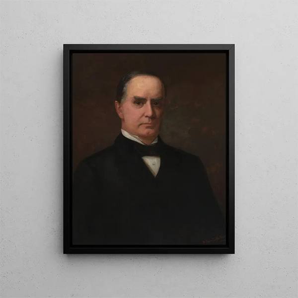 William McKinley - William Thomas Mathews — framed artwork on a wall