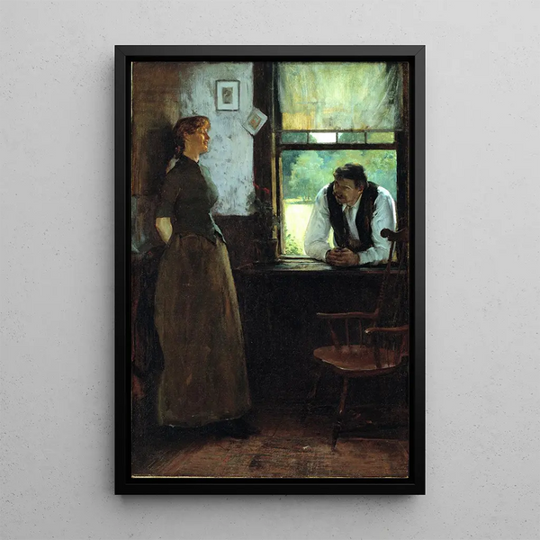 A June Day - William Thomas Smedley — framed artwork on a wall