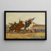 La Déviation du rebelle - William Thomas Trego — framed artwork on a wall