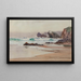 Waves - William Trost Richards — framed artwork on a wall