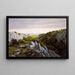 Paradise in Purgatory Newport - William Trost Richards — framed artwork on a wall