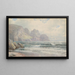 Rocky Coast Painting - William Trost Richards — framed artwork on a wall