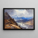 View from Moel Cynwich over the Afon Mawddach valley and towards Cader Idris - William Turner of Oxford — framed artwork on a wall