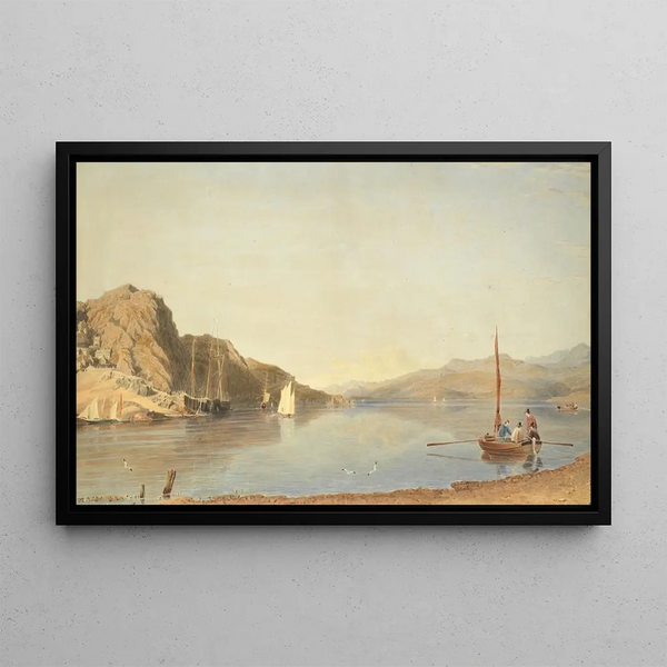 Estuaire de Barmouth - William Turner d'Oxford — framed artwork on a wall