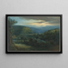 Dawn in the Devon Valleys - William Turner of Oxford — framed artwork on a wall