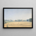 View of the university park towards New College Oxford - William Turner of Oxford — framed artwork on a wall