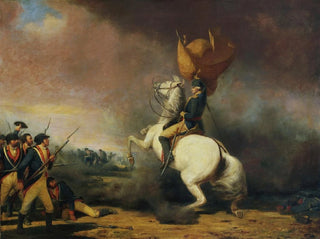 Washington gathering Americans at the Battle of Princeton - William Tylee Ranney — artwork view