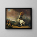 Washington gathering Americans at the Battle of Princeton - William Tylee Ranney — framed artwork on a wall