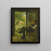 À son aise - William Verplanck Birney — framed artwork on a wall