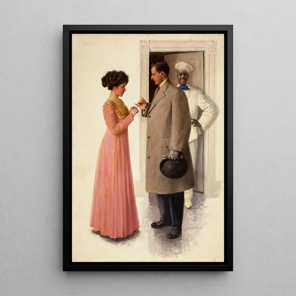 N'oublie pas - William Vincent Cahill — framed artwork on a wall